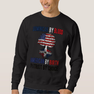Sudadera Orgullosa bandera dominicana de Estados Unidos Rep