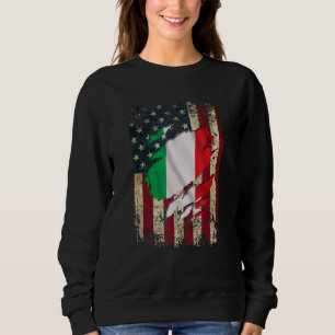 Sudadera Orgullosa bandera italiana del Día del Patrimonio 