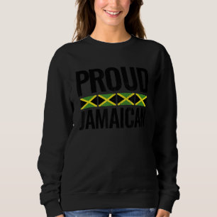 Sudadera Orgullosa bandera jamaiquina vintage
