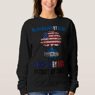 Sudadera Orgullosa Bandera Nicaragua Estadounidense Nicarag