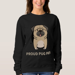 Sudadera Orgullosa camiseta esencial de Pug Papa 403