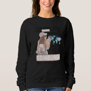 Sudadera Orgullosa chica de Edimburgo Chica genial de la c