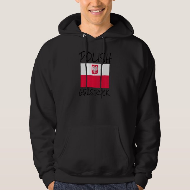 Sudadera Orgullosa de ser chica polaca Inquebrantable Polsk (Anverso)