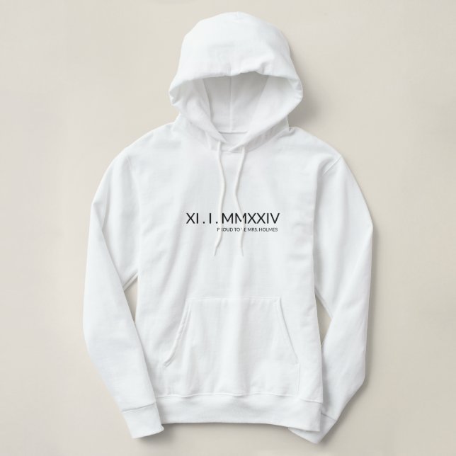 SUDADERA ORGULLOSA DE SER LA SRA. HOODIE (Diseño del anverso)