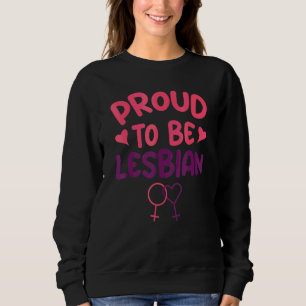 Sudadera Orgullosa de ser lesbiana LGBTQ bandera de orgullo