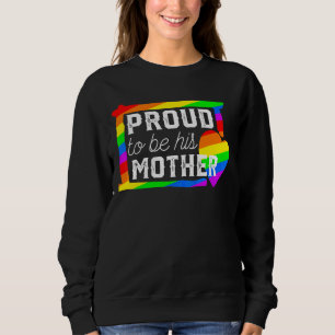 Sudadera Orgullosa de ser su madre, gay, orgullo lgbt, feli