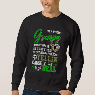 Sudadera Orgullosa familia de fútbol gruñón