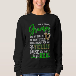 Sudadera Orgullosa familia de fútbol gruñón
