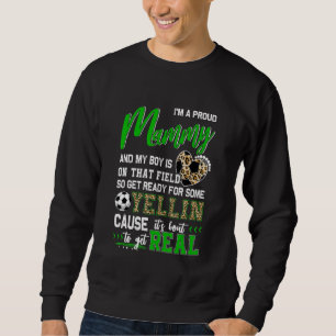 Sudadera Orgullosa familia de fútbol Mammy al partido 1
