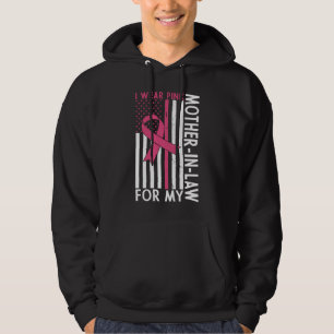 Sudadera Orgullosa familia, guerrera del cáncer de mama, su