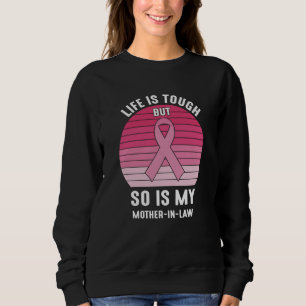 Sudadera Orgullosa familia, guerrera del cáncer de mama, su