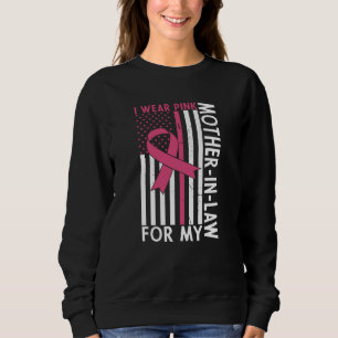 Sudadera Orgullosa familia, guerrera del cáncer de mama, su