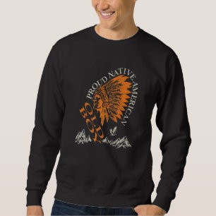 Sudadera Orgullosa familia nativo americana y de viejos muc