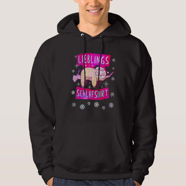 Sudadera Orgullosa frase divertida de Guay Sleep (Anverso)