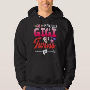 Sudadera Orgullosa Gigi de la abuela floral melliza feliz d