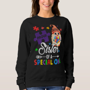 Sudadera Orgullosa Hermana De Un Autismo Especial Del Rompe