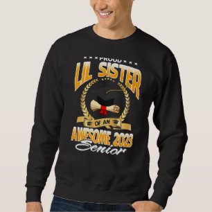 Sudadera Orgullosa Hermana Lil De Un Impresionante Graduado