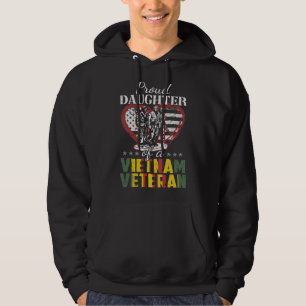 Sudadera Orgullosa Hija De Una Veterana Camiseta Vietnamita