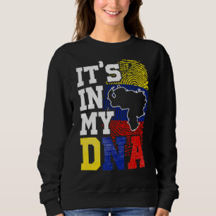 Sudadera Orgullosa huella dna ven venezolana en Caracas