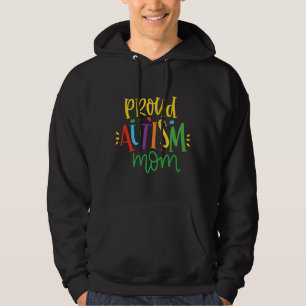Sudadera Orgullosa idea del Día del Autismo de Mamá
