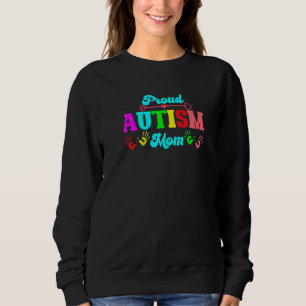 Sudadera Orgullosa madre autista apoya autismo autista