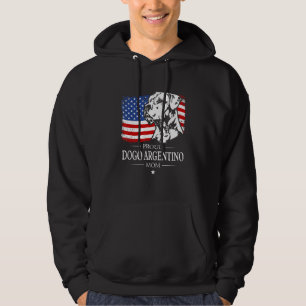 Sudadera Orgullosa madre de Dogo Argentino Bandera American