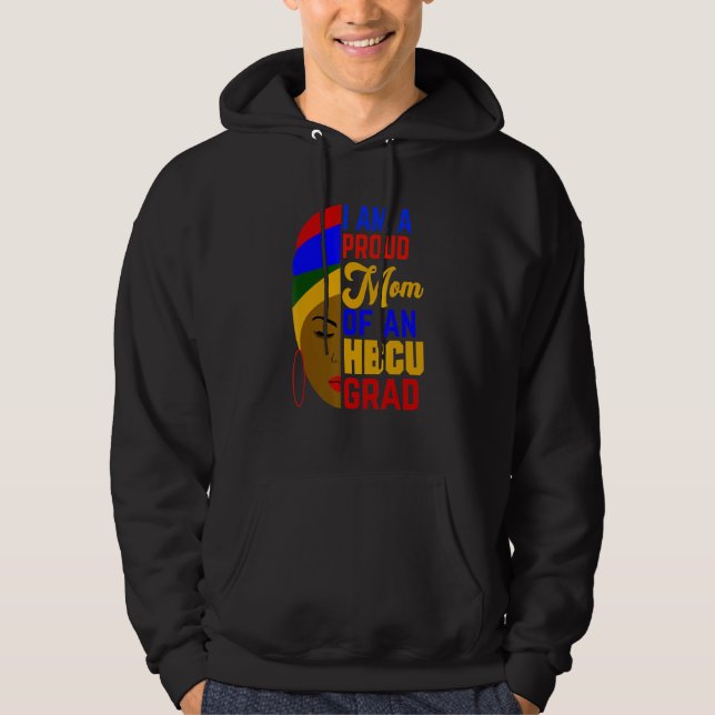 Sudadera Orgullosa Madre De Hbcu Grad Afrocéntrico (Anverso)