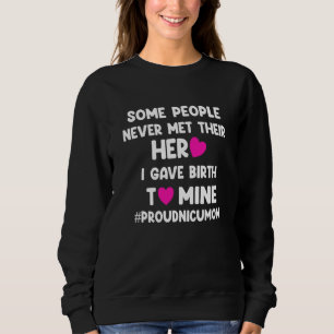 Sudadera Orgullosa Madre de la UCIN Micro Prematuro Bebé Gu