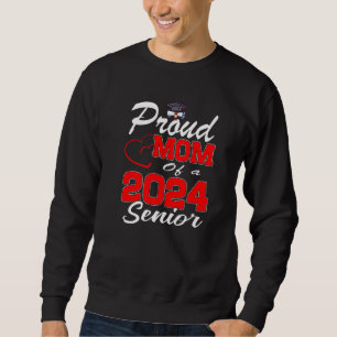 Sudadera Orgullosa Madre De Un Graduado Superior De 2024 De