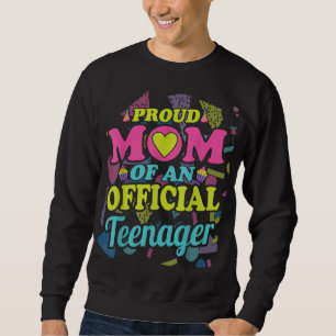 Sudadera Orgullosa madre de un oficial del partido de los 1