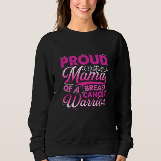 Sudadera Orgullosa madre de un sobreviviente (Anverso)