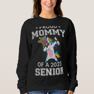 Sudadera Orgullosa Madre De Un Unicornio Senior Dabbing Gra