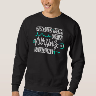 Sudadera Orgullosa Madre De Una Futura Estudiante De Enferm