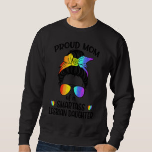 Sudadera Orgullosa Madre De Una Hija Lesbiana Inteligente L