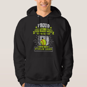 Sudadera Orgullosa madre del softball con hija