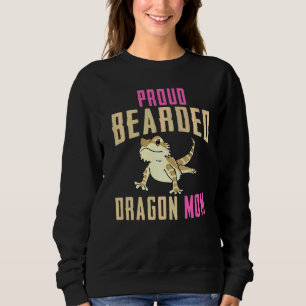 Sudadera Orgullosa Madre Dragón Reptile Lizard Gecko Mujer