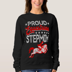 Sudadera Orgullosa madre ecuestre en el día del deporte