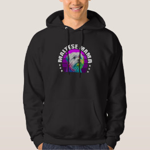 Sudadera Orgullosa madre maltesa linda perra maltesa mamá a