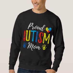 Sudadera Orgullosa mamá Autismo Concordancia con familia