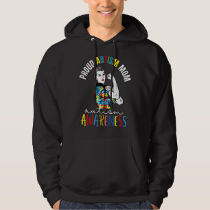 Sudadera Orgullosa mamá Autismo Concordancia con familia