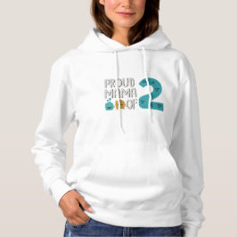 Sudadera Orgullosa mamá de dos