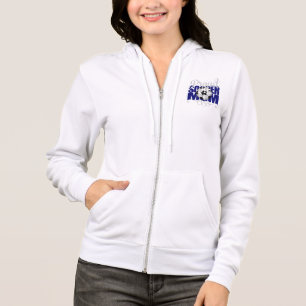 Sudadera Orgullosa Mamá de Fútbol en Azul
