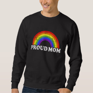 Sudadera Orgullosa Mamá De Hijo Gay O Lesbiano O Hija Con R