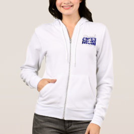Sudadera Orgullosa Mamá de Porristas en Azul