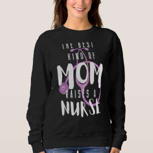 Sudadera Orgullosa Mamá De Un Diseño De Enfermera