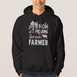 Sudadera Orgullosa Mamá De Un Impresionante Granjero Granje