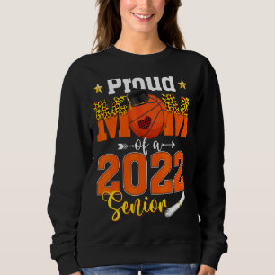 Sudadera Orgullosa Mamá De Una Senior Madre De Básquetbol G