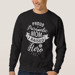 Sudadera Orgullosa mamá paramédica Ambulancia irónica de Em