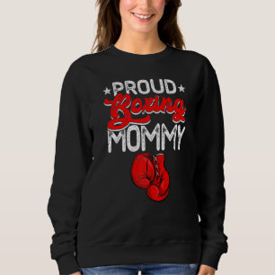 Sudadera Orgullosa mami de boxeo en el día de la madre