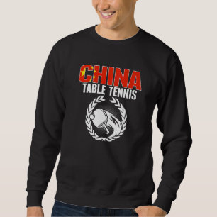 Sudadera Orgullosa mesa de tenis de China partidario del p